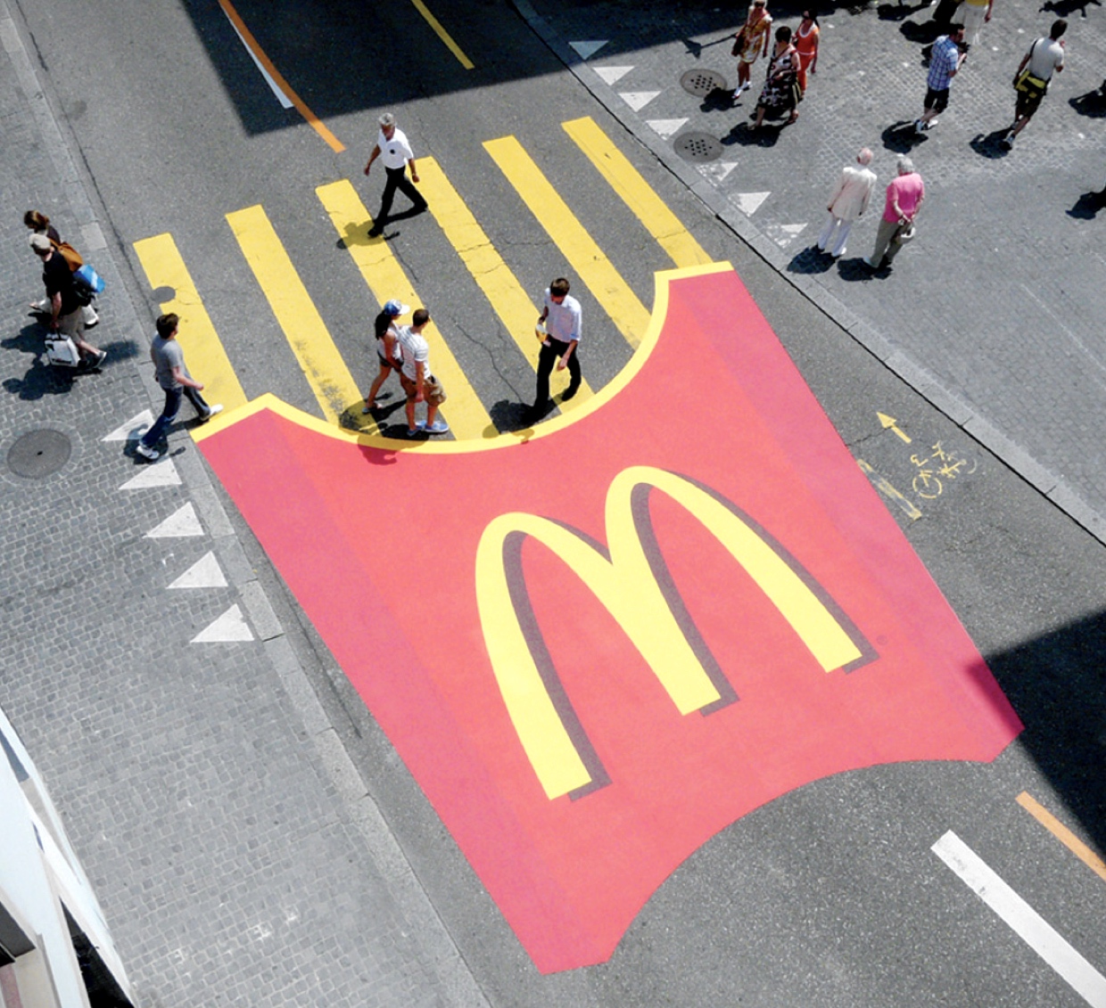 McDonald's Fries Crosswalk