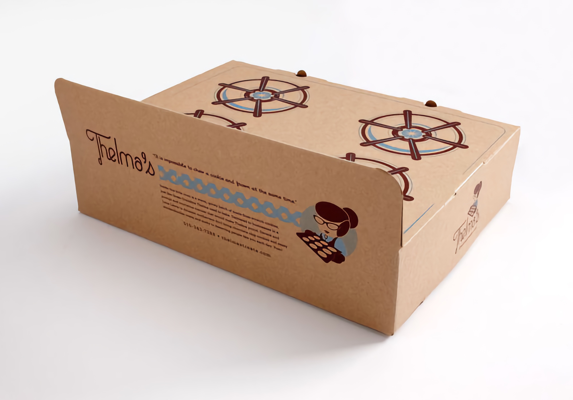 Cardboard Oven Cookies Packaging