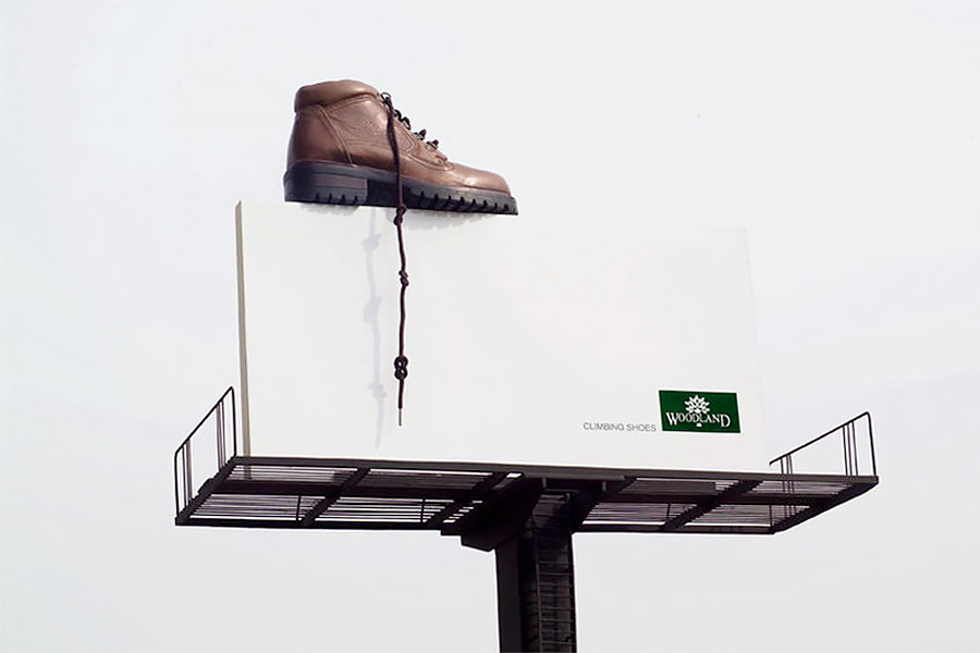 Giant Shoe Billboard