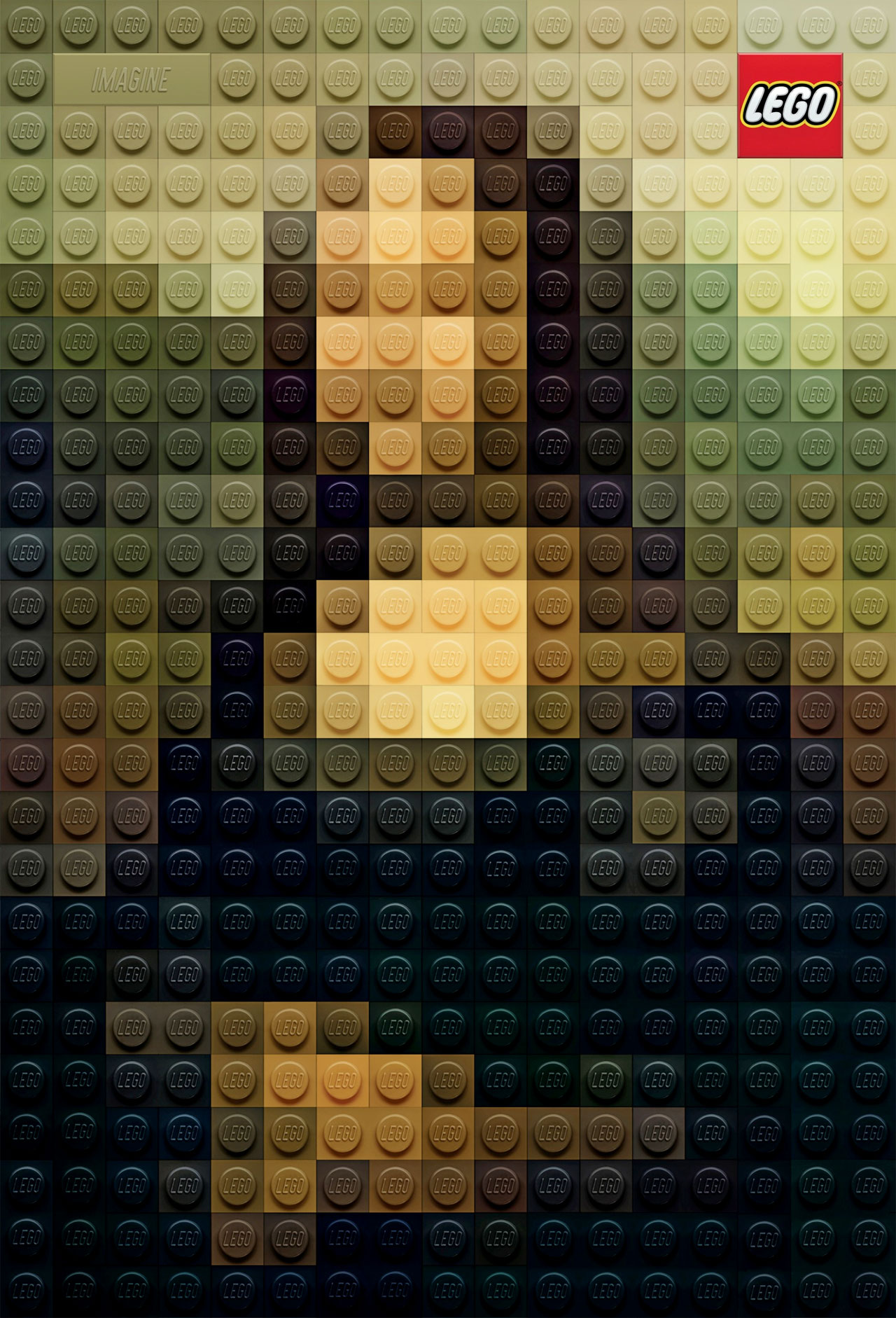 LEGO Mona Lisa