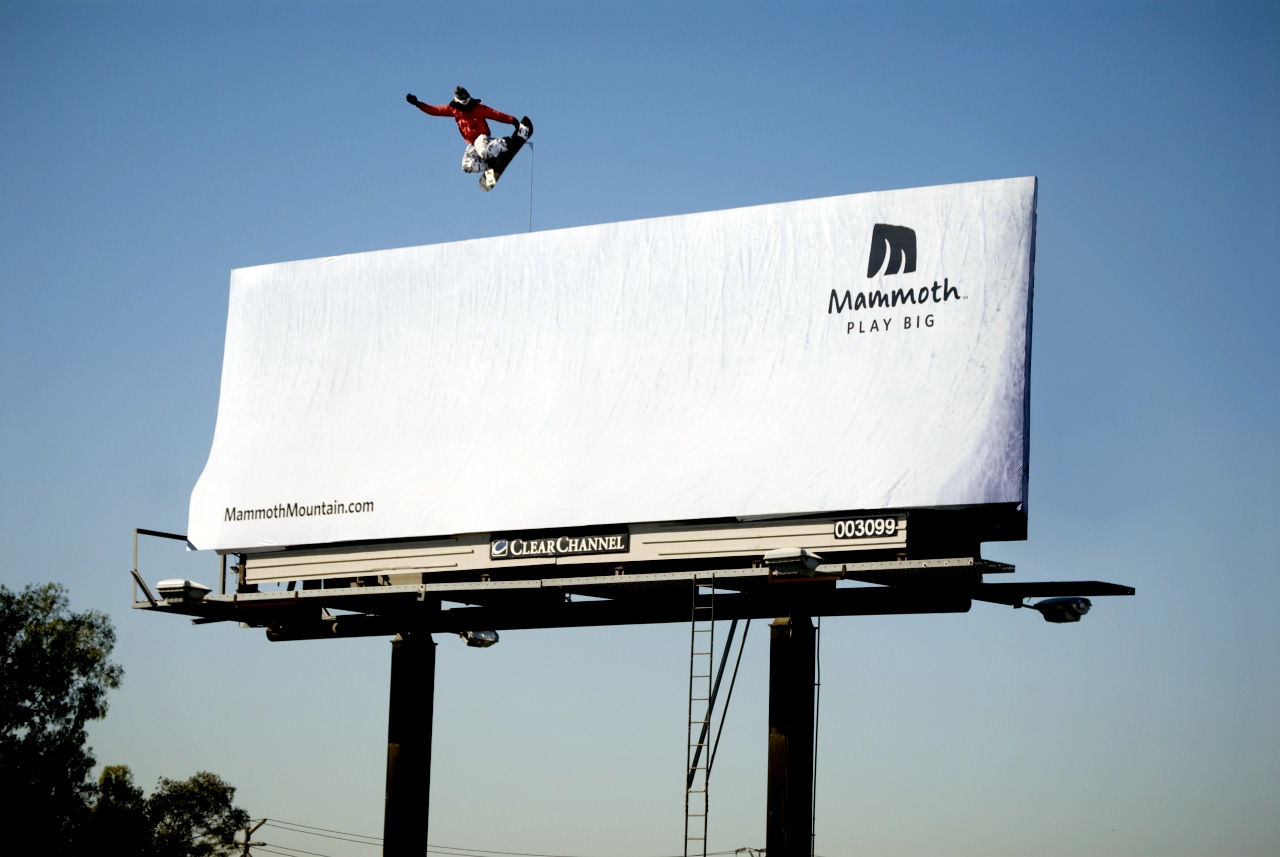Snowboarder Billboard