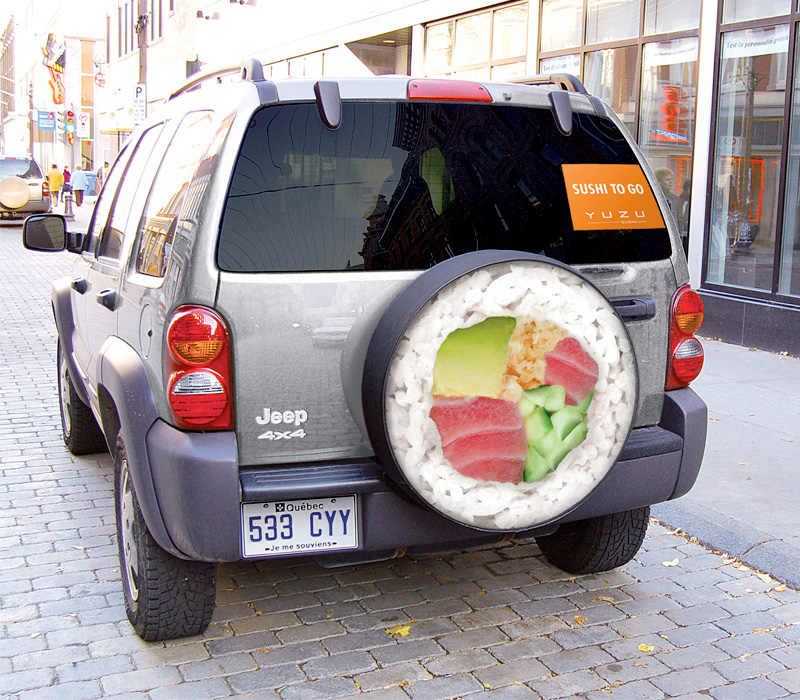 Sushi Roll Car Tire