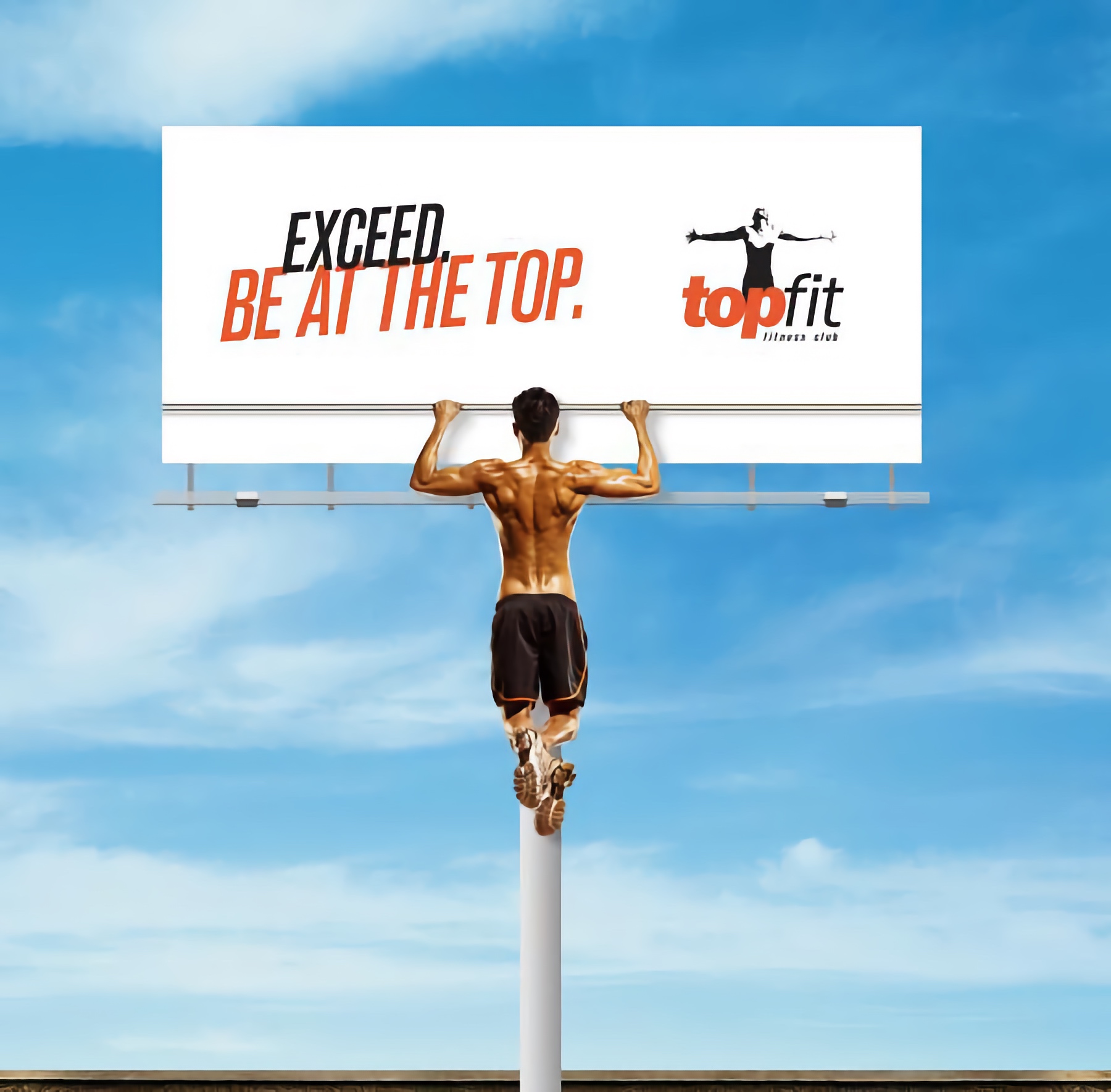 TopFit Fitness Club Billboard