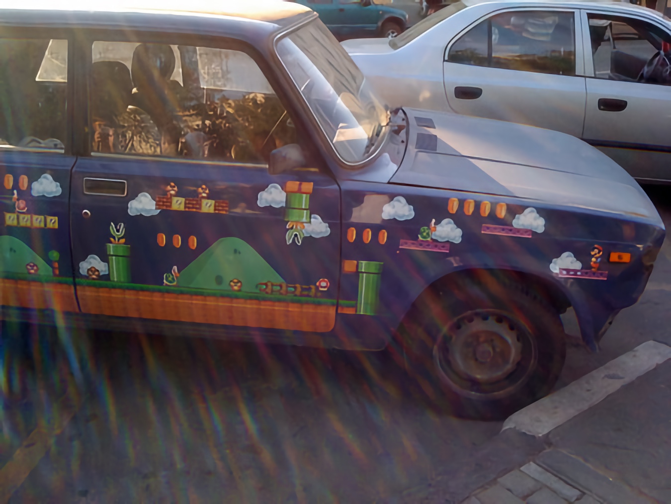 Super Mario Russian Car