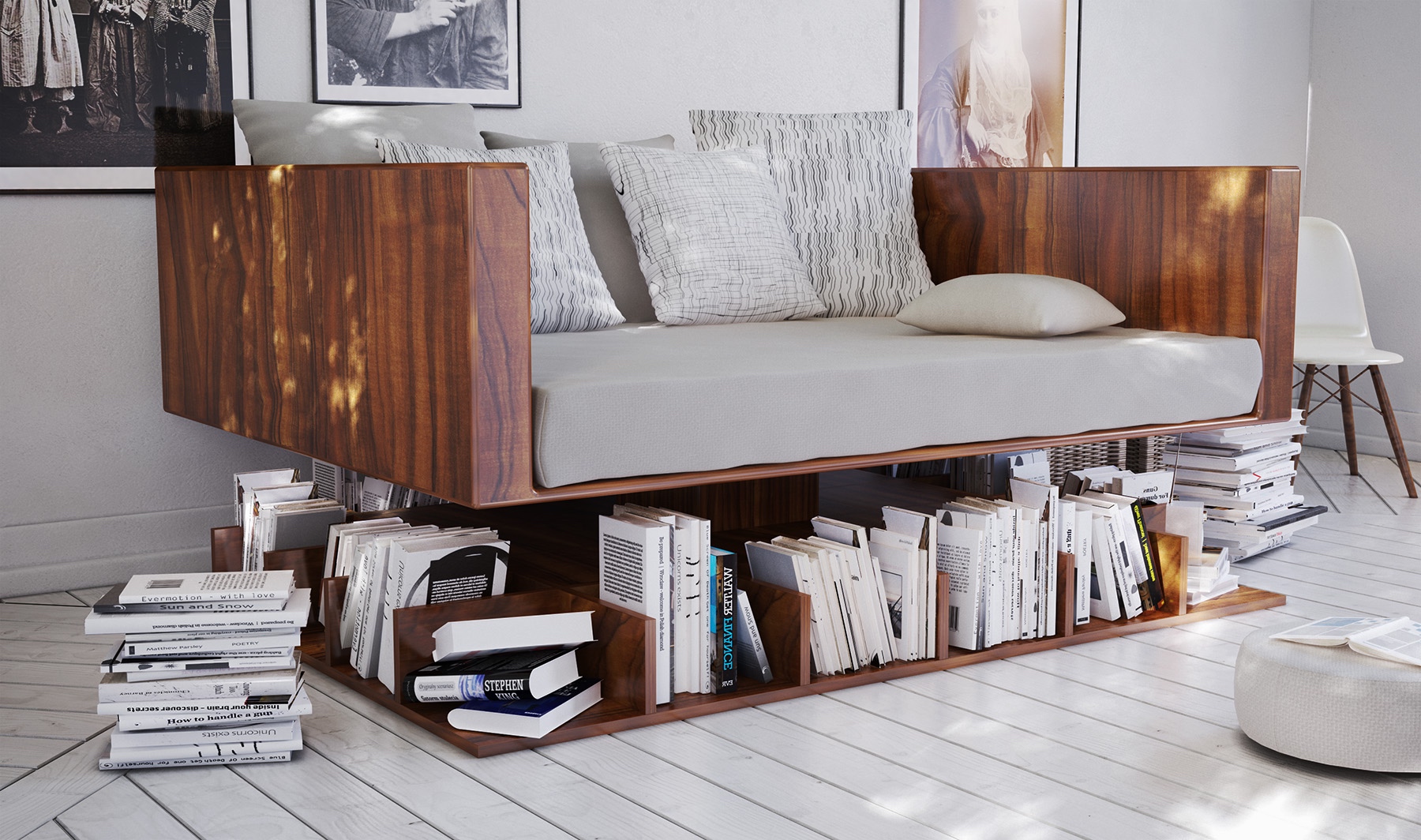 Bookshelf Sofa
