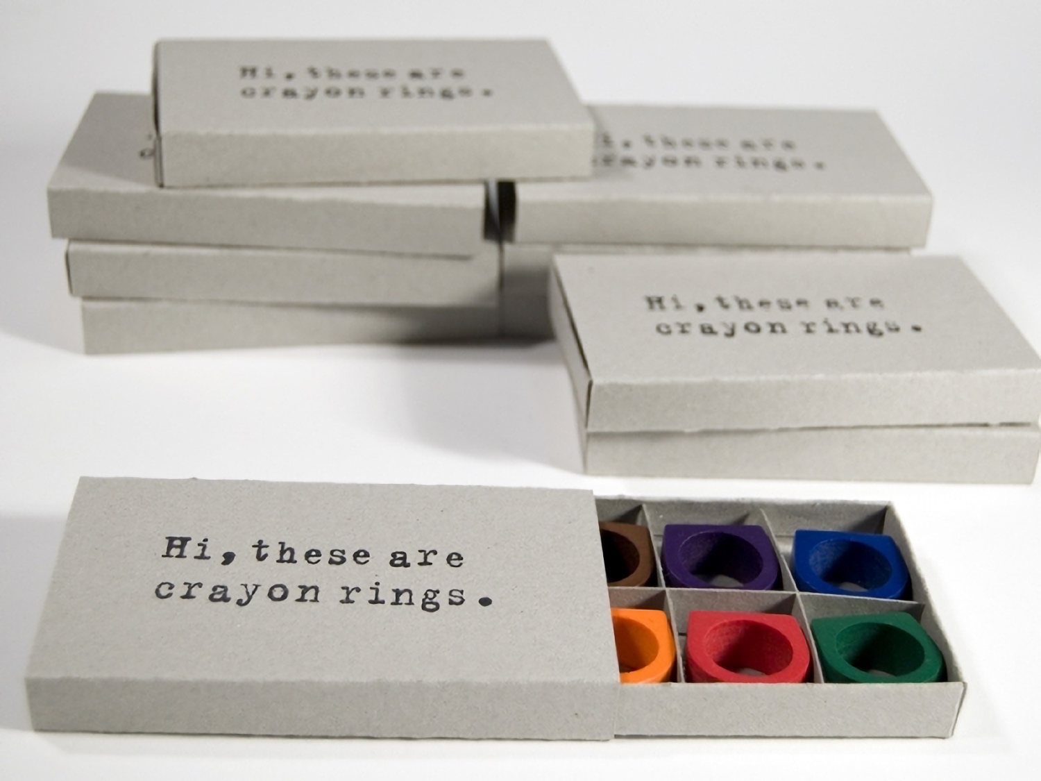 Crayon Rings by Timothy Liles
