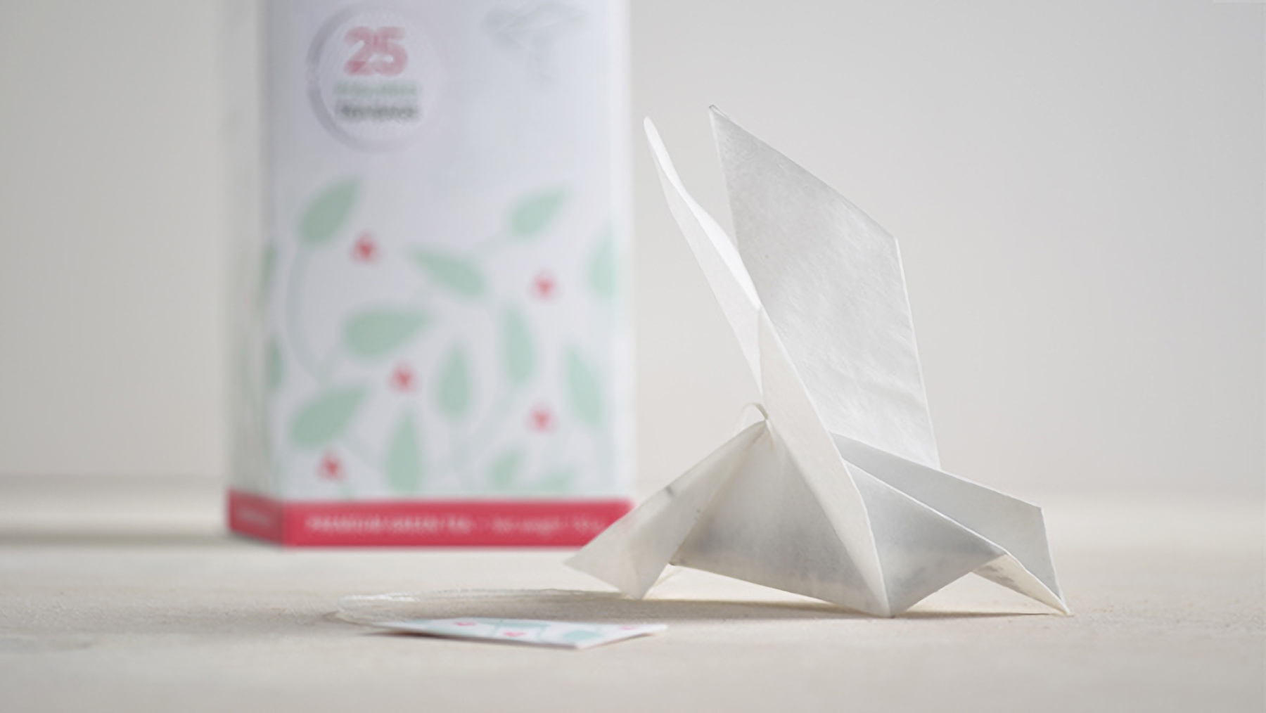 Origami Bird Tea Bag
