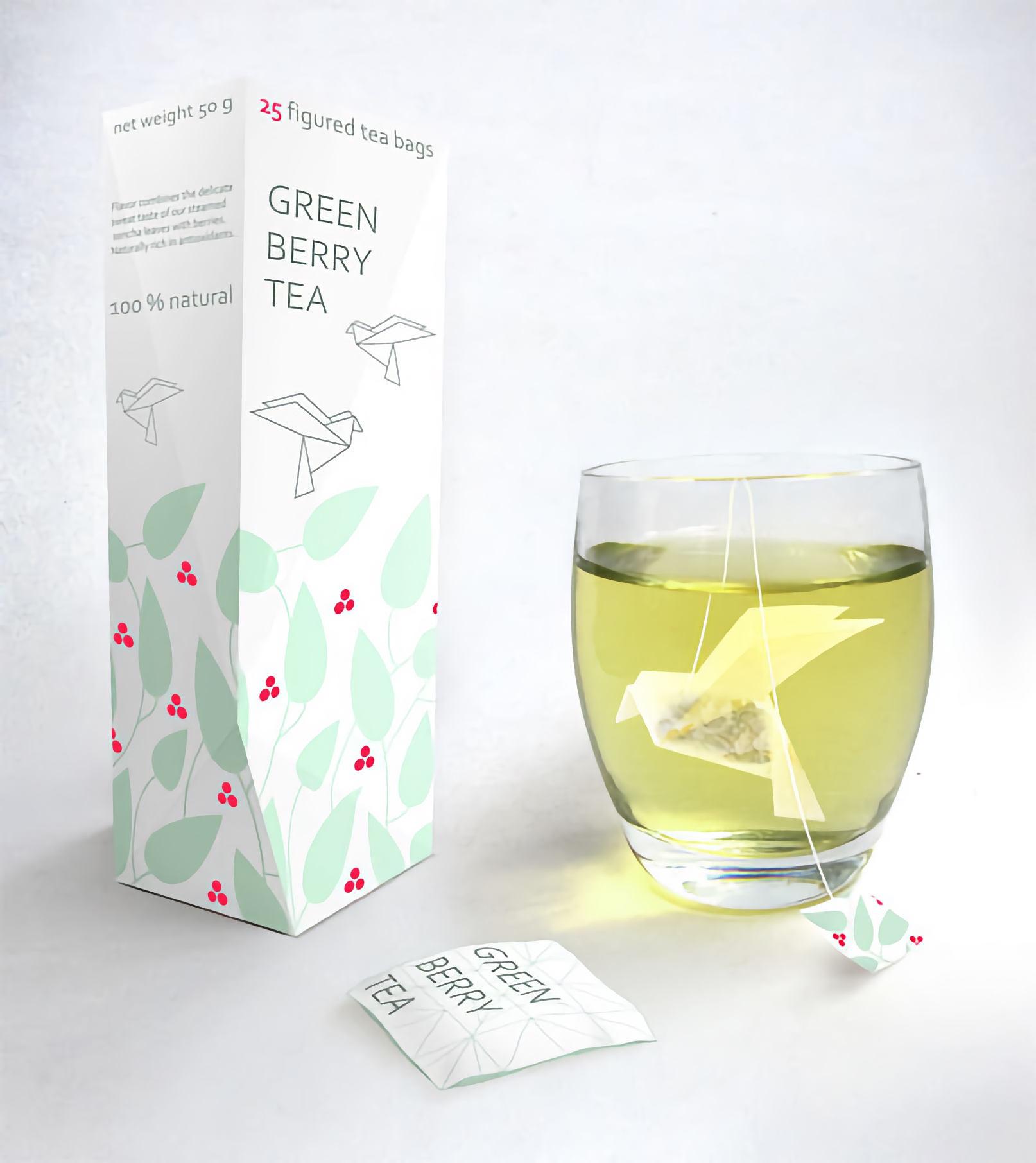 Origami Tea by Natalia Ponomareva