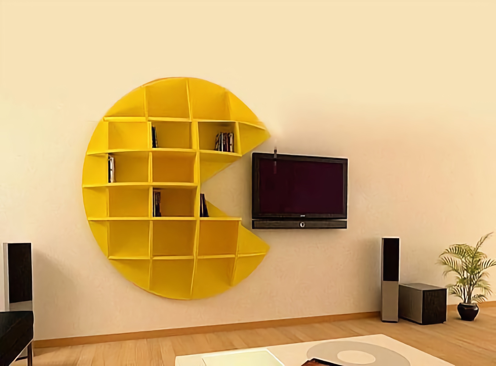 Pac-Man Bookcase