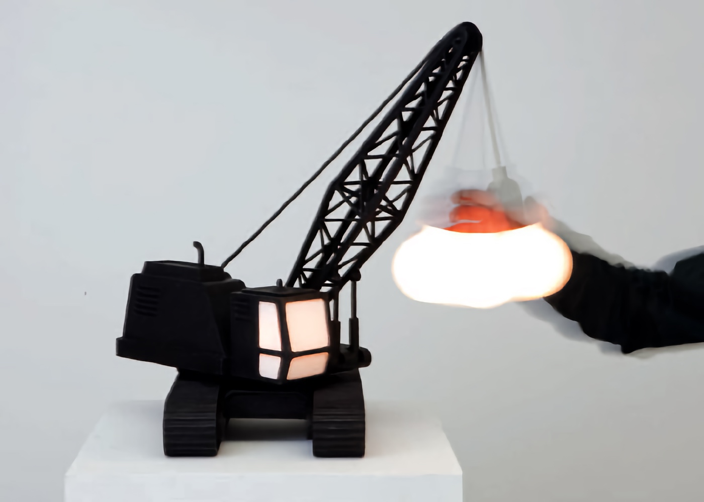 Bulldozer Lamp