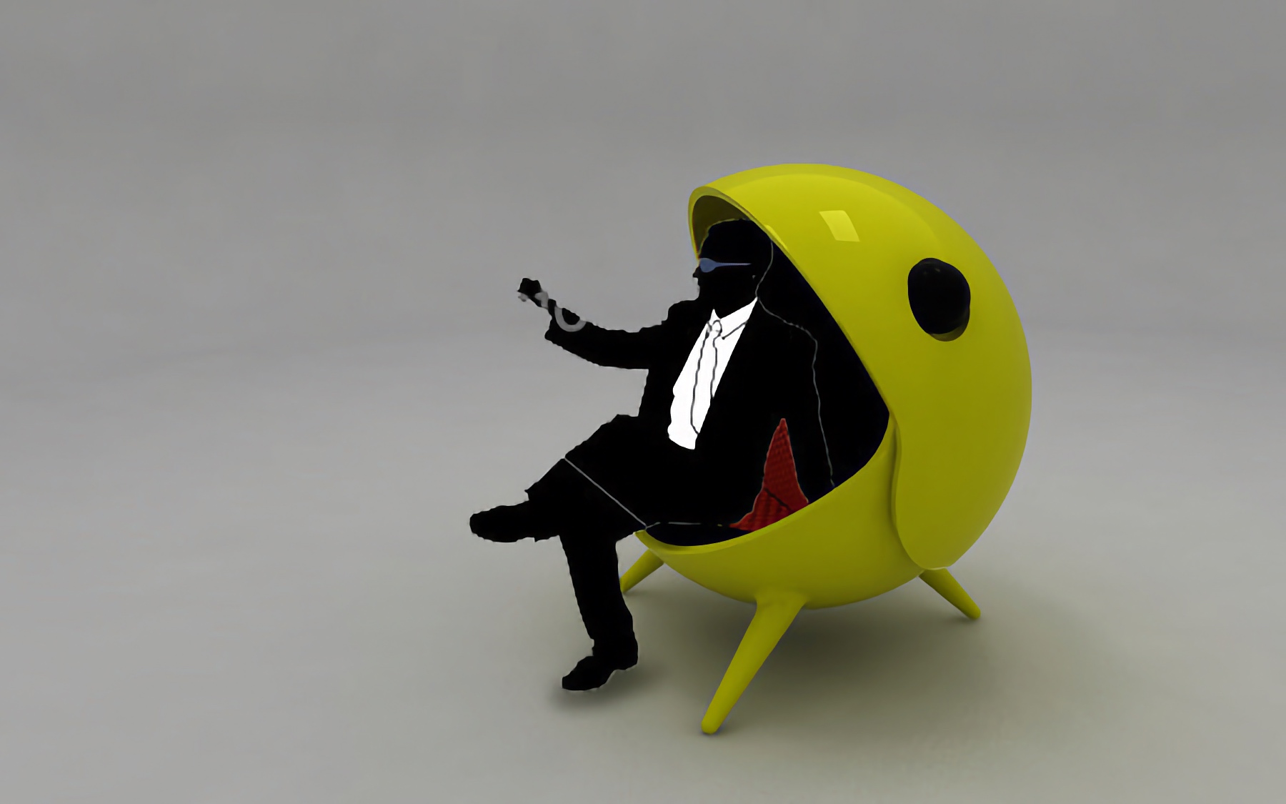 Pac-Man Shaped Chair