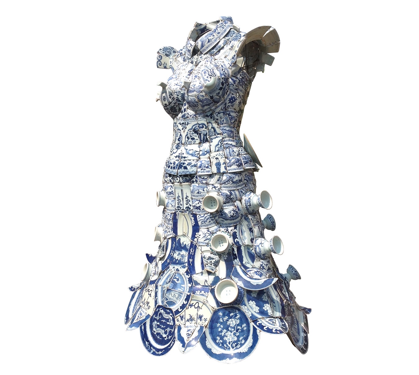 Dress Made of Porcelain