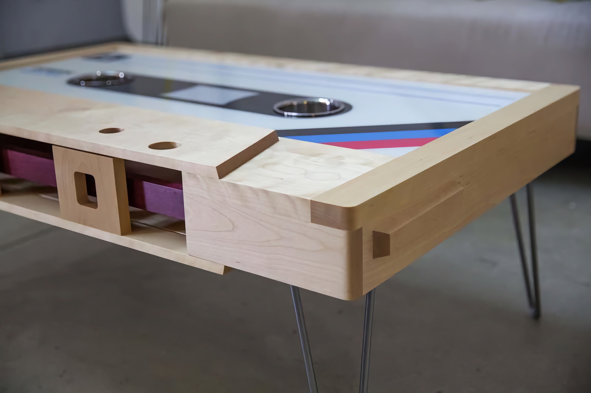 Cassette Tape Coffee Table