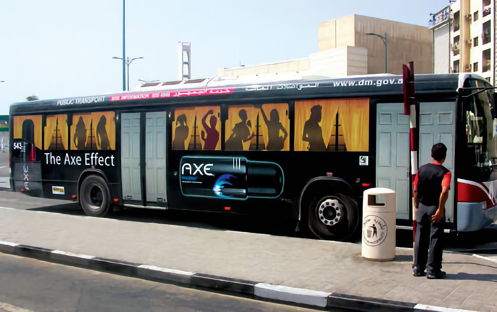 The Axe Effect Bus