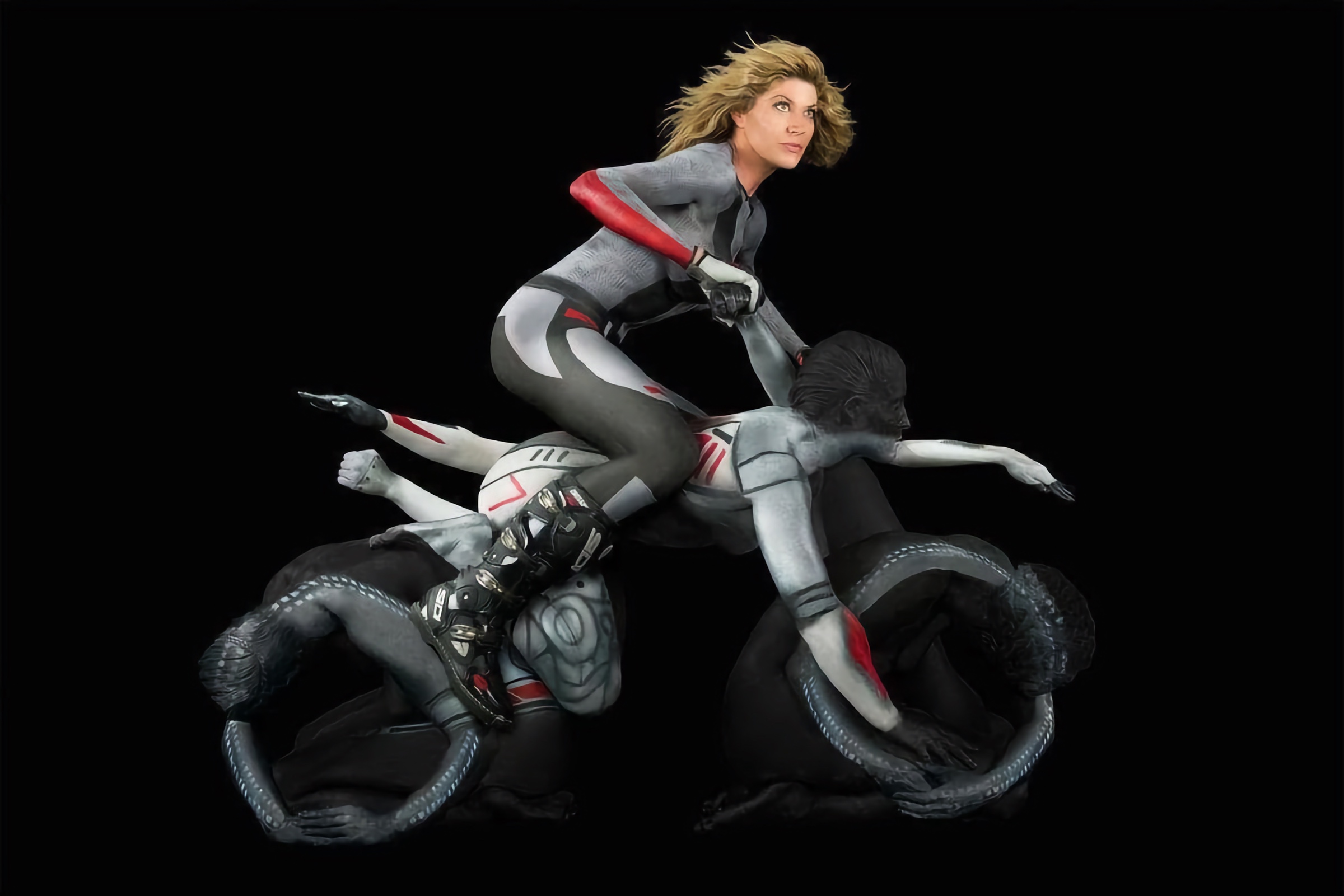 Motorcycle Made of Human Bodies
