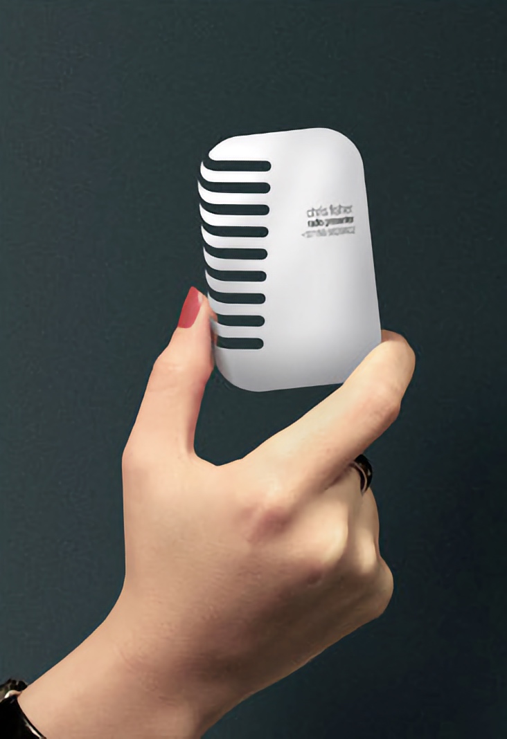 Microphone Business Card