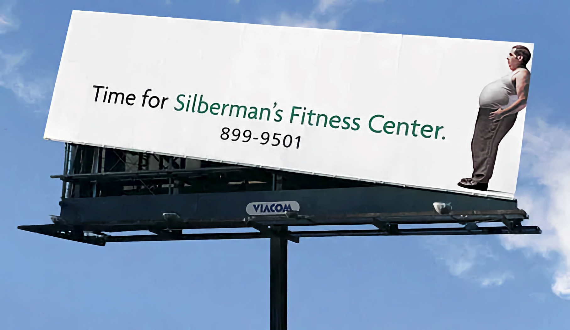 Silberman's Fitness Center Billboard