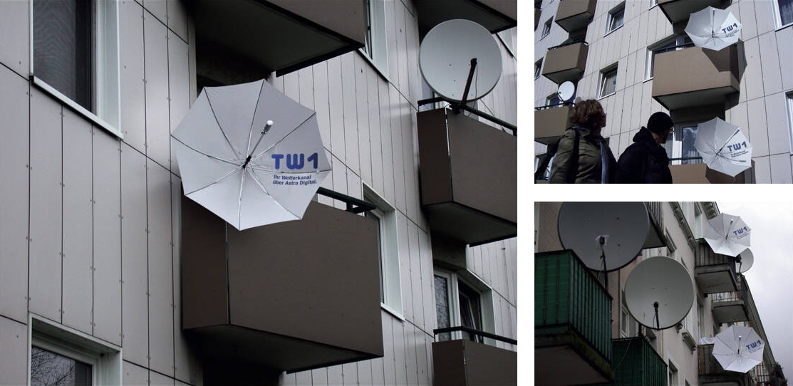 Satellite Dish Umbrella
