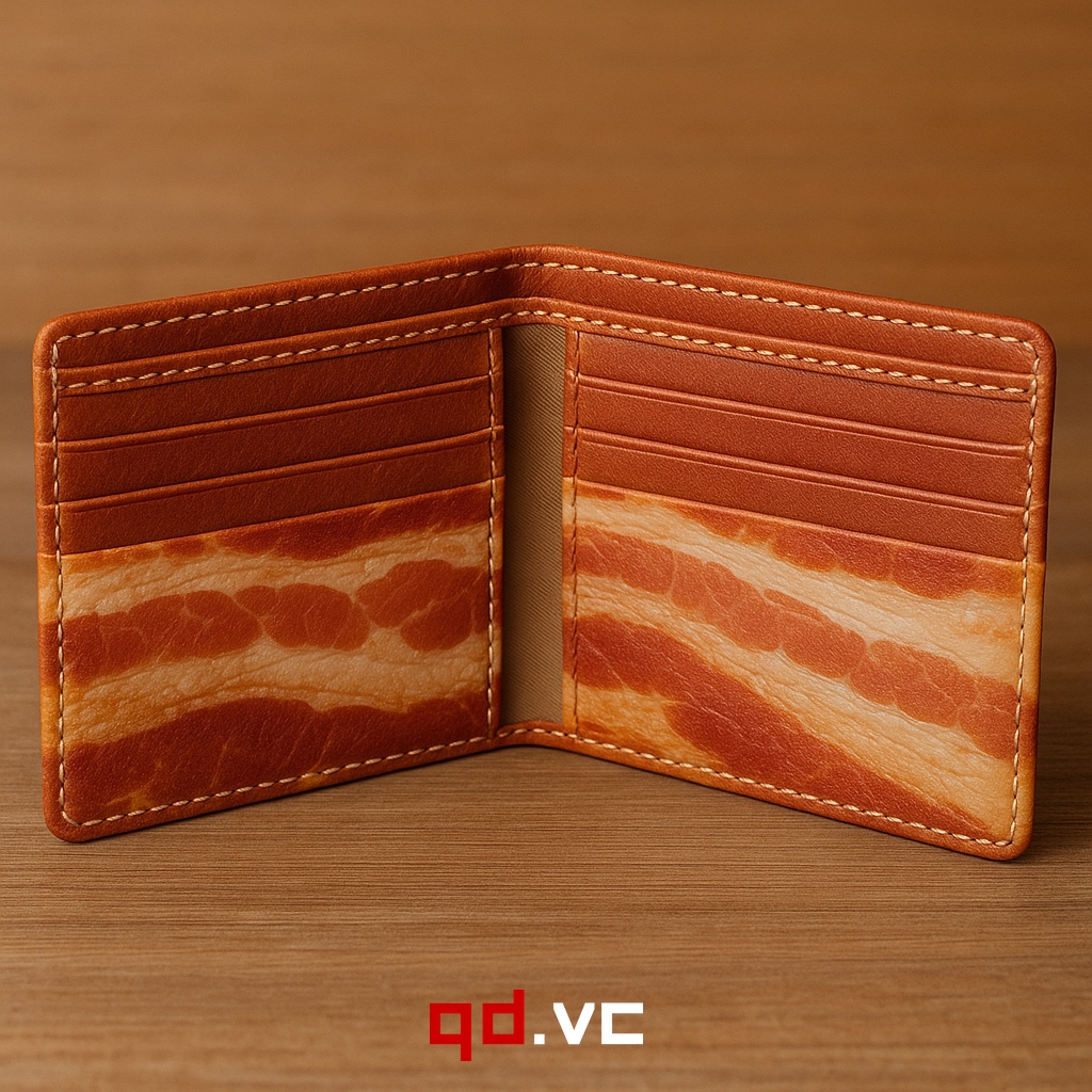 Realistic Bacon Wallet