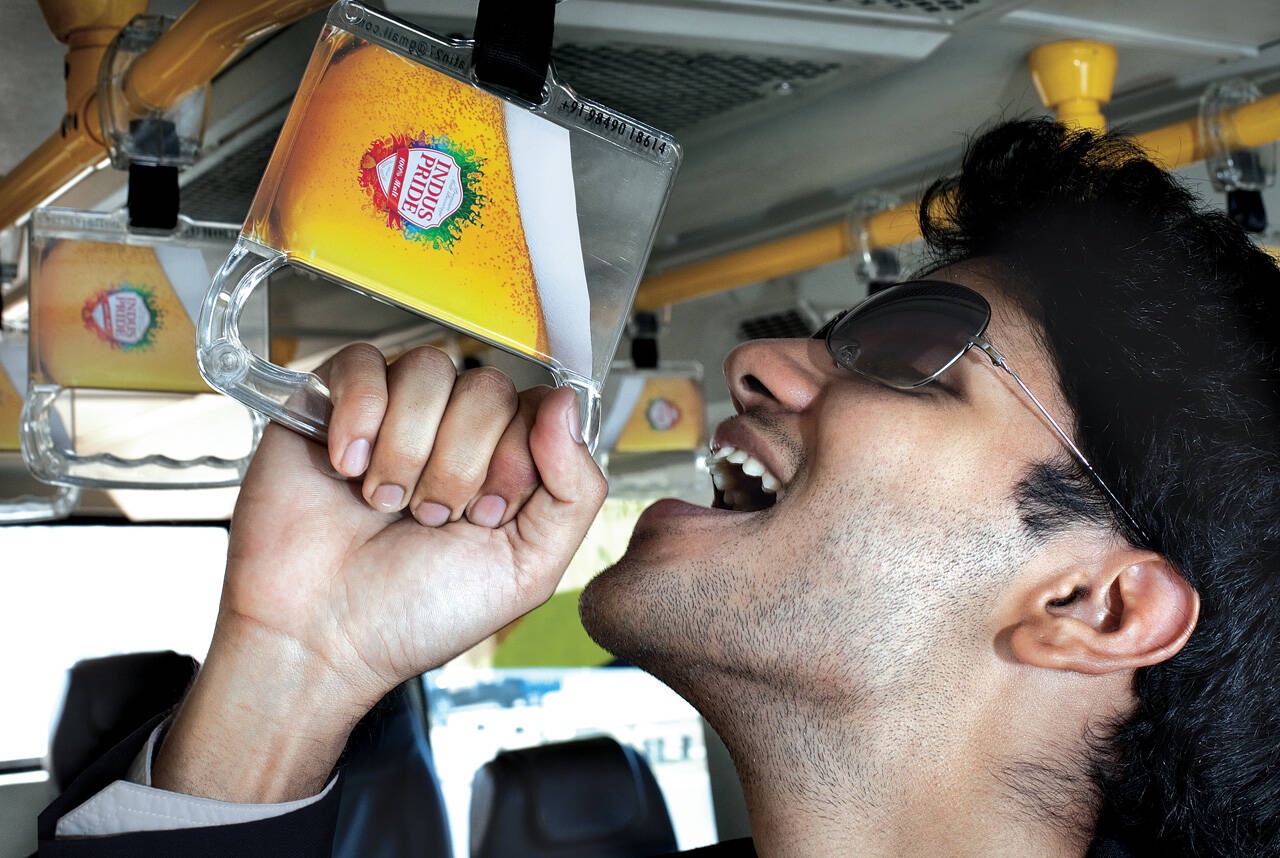 Beer Mug Bus Handle