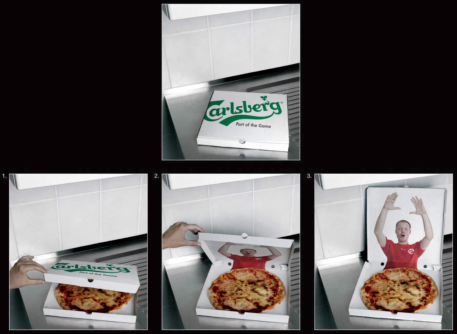 Carlsberg Pizza Box