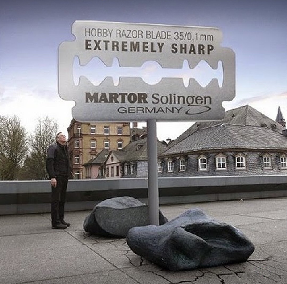 Martor Solingen Razor Billboard