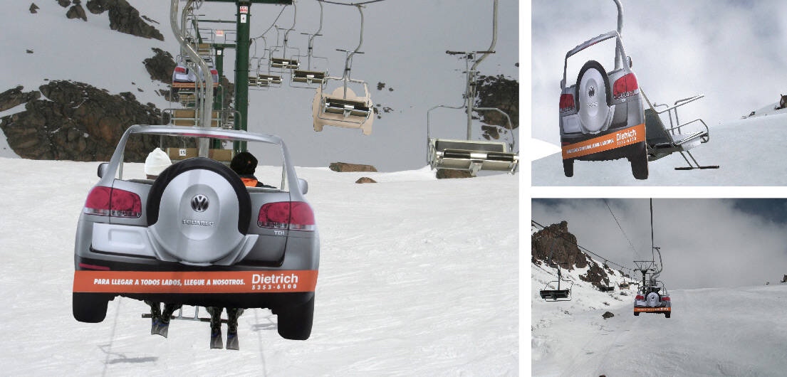 Volkswagen Car Ski Lift