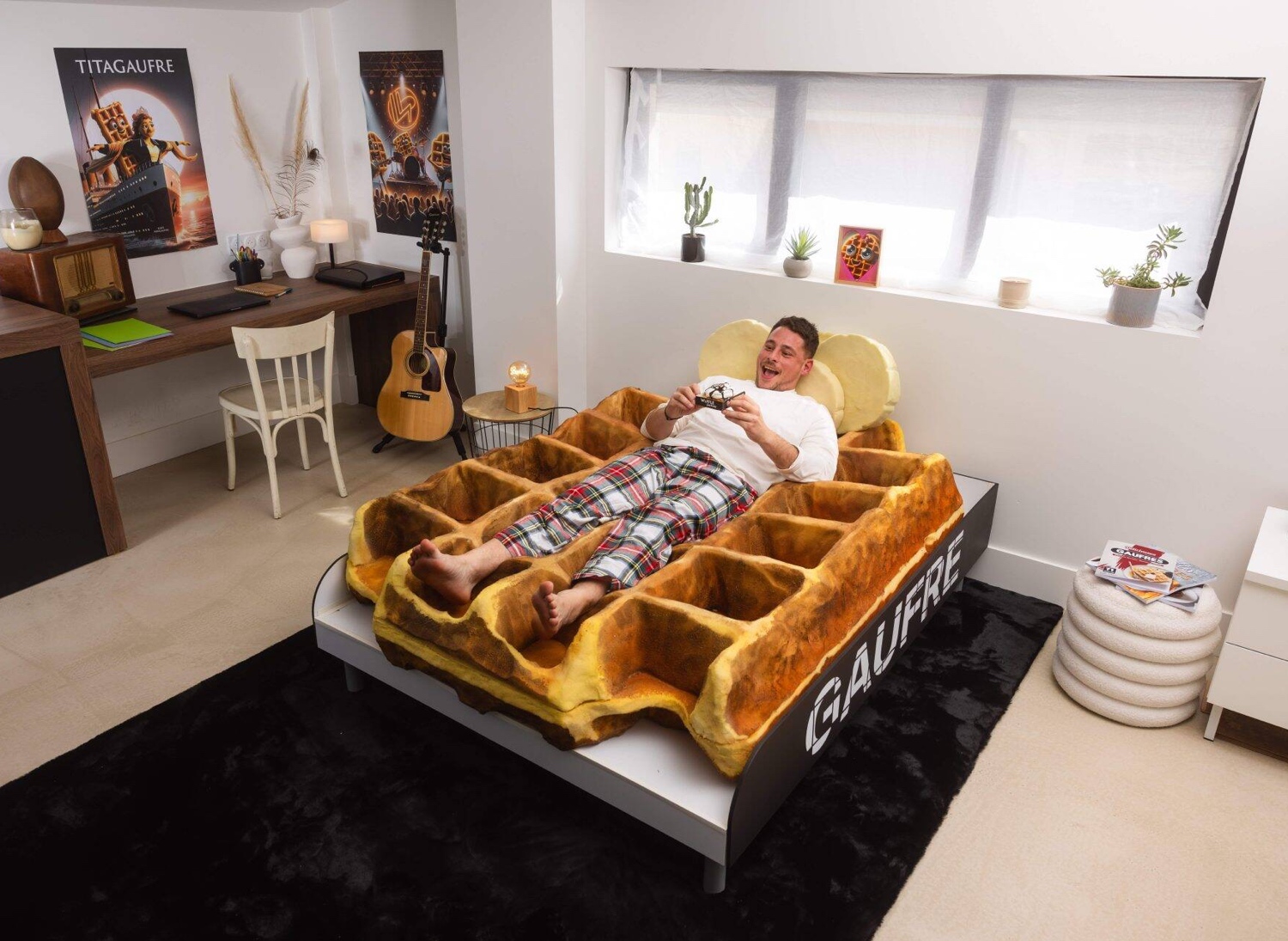 Waffle Bed