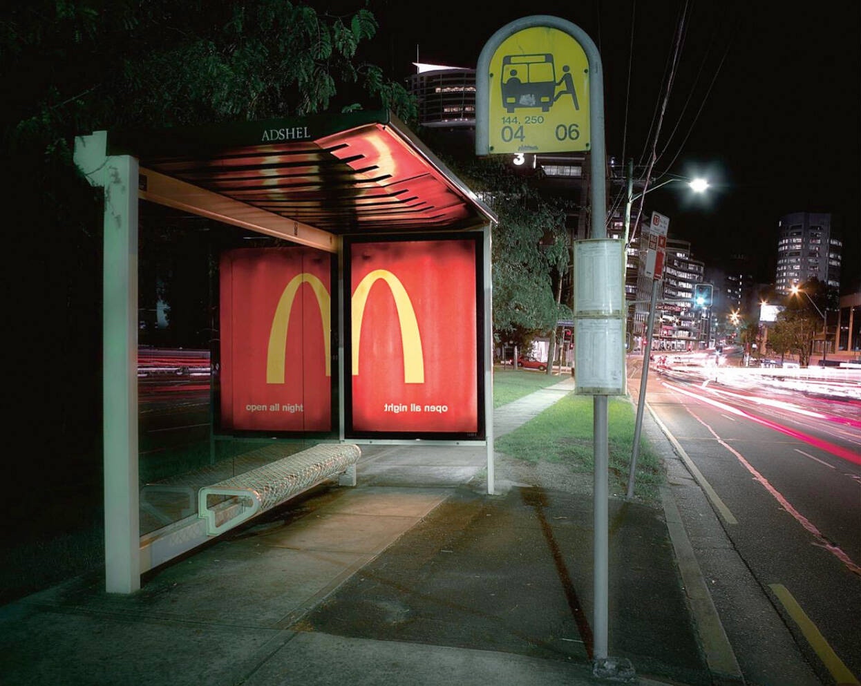 McDonald's Night Bus Stop