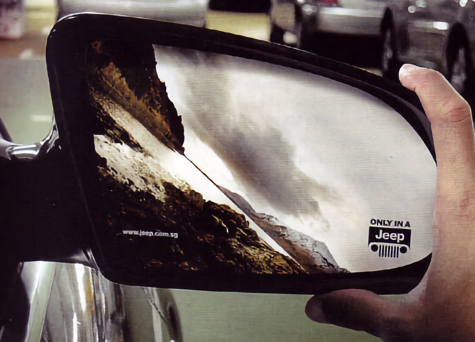 Only in a Jeep Mirror