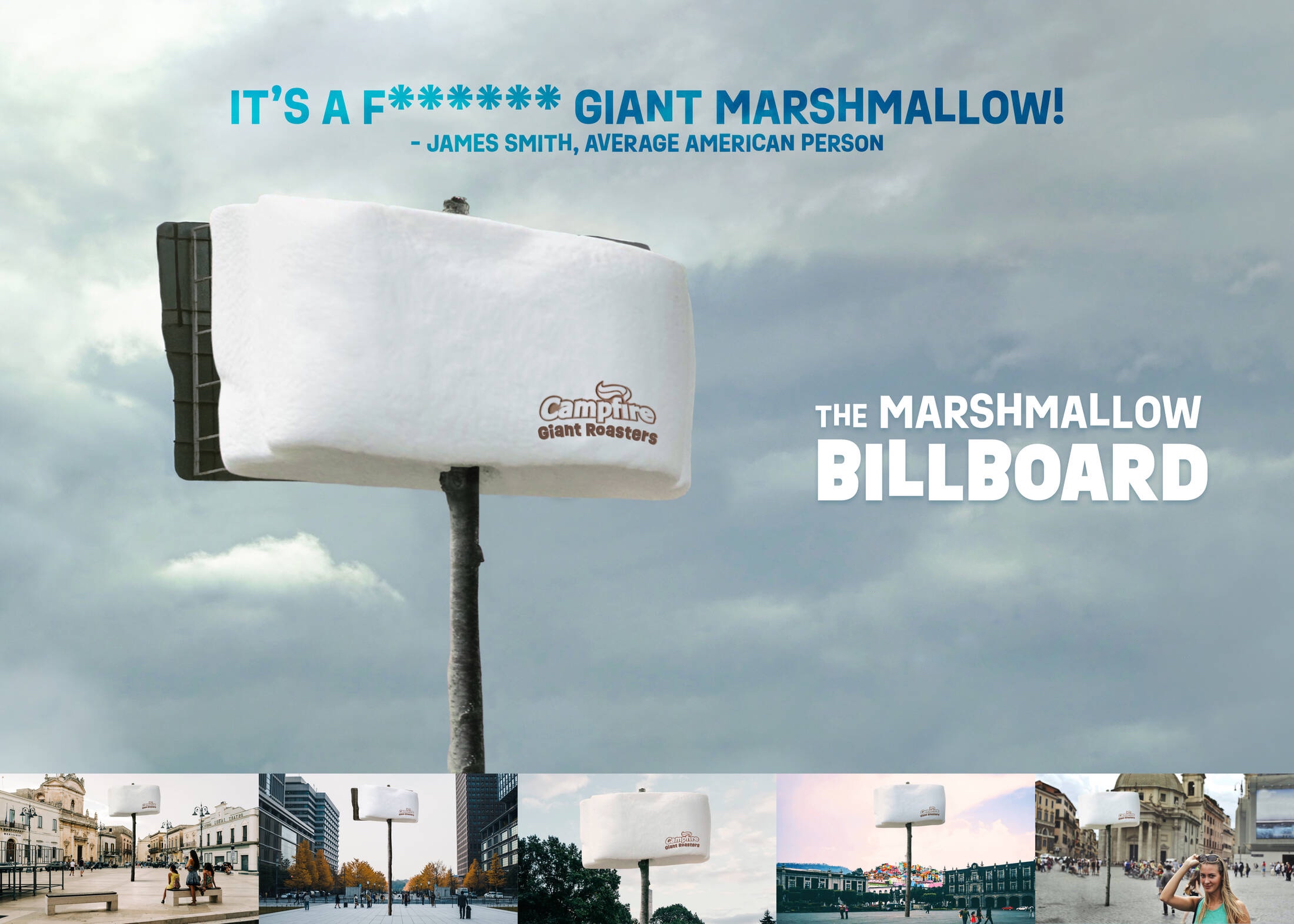 Campfire Marshmallow Billboard